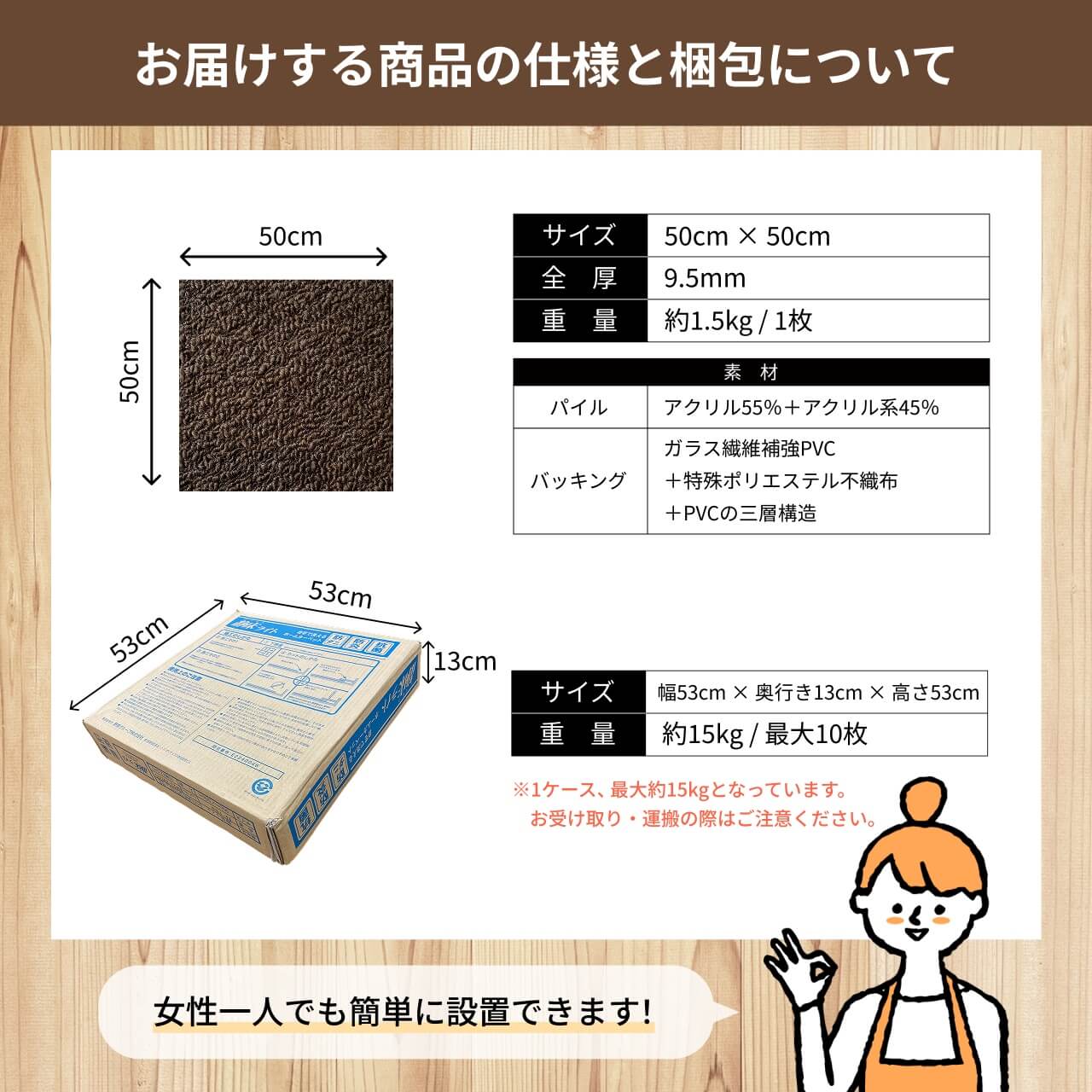 静床ライトお届け時の仕様と梱包について