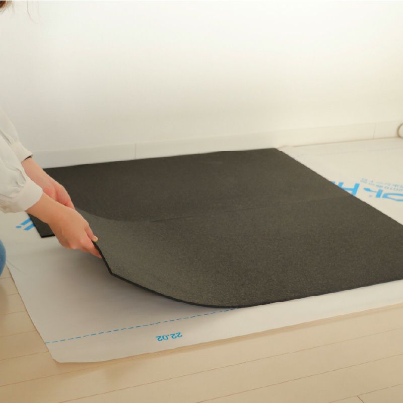 P防振マットの設置イメージ