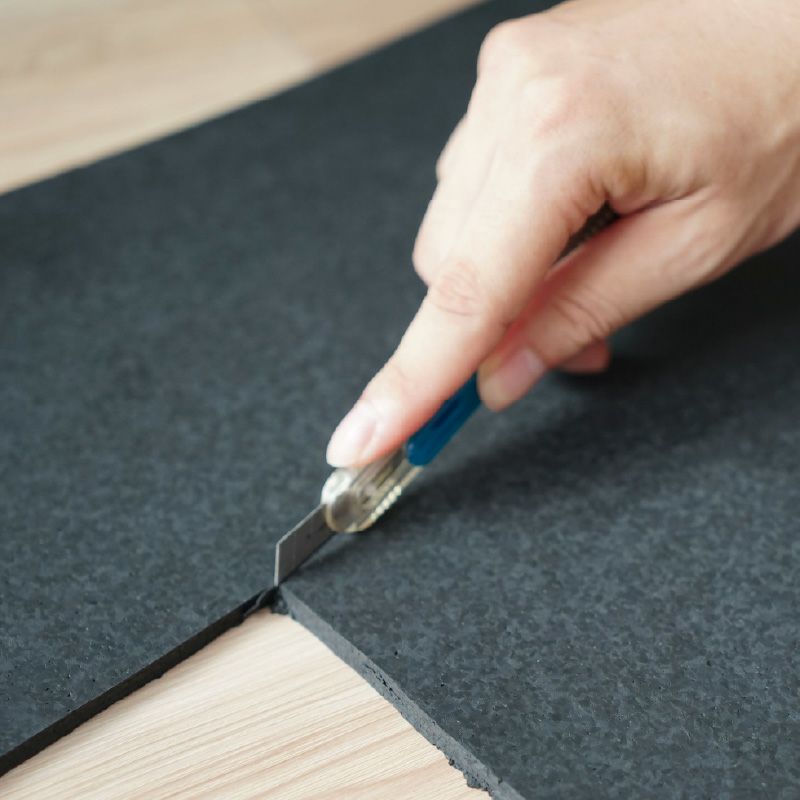 P防振マットの設置イメージ