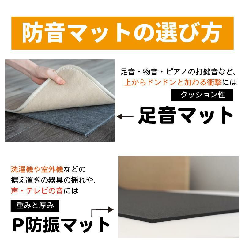 防音マットの選び方