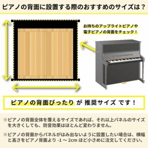 アップライト・電子ピアノ用 防音パネル｜防音専門ピアリビング