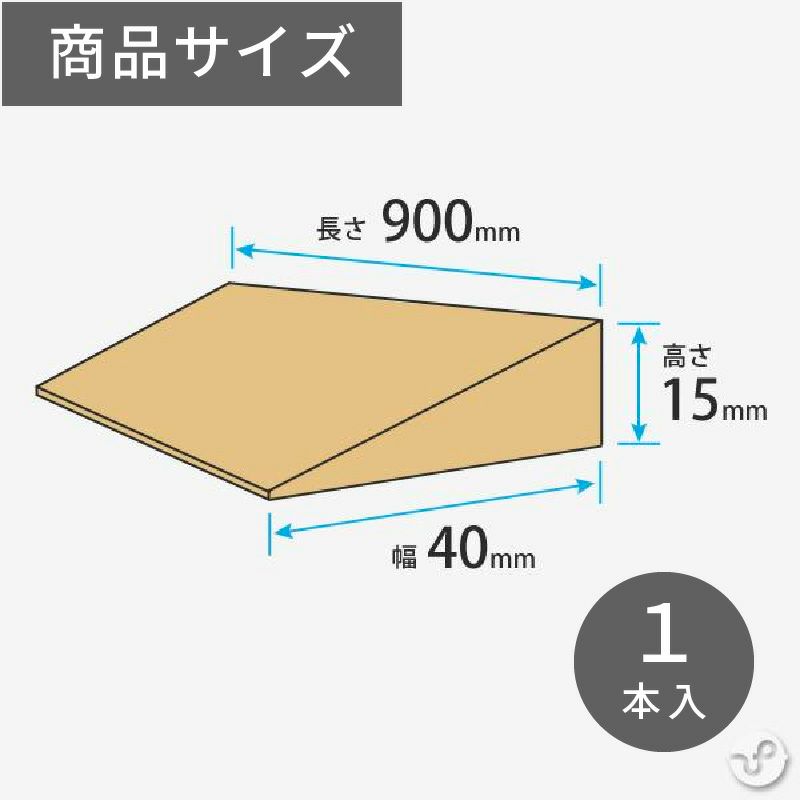 やわらか段差解消スロープのサイズ