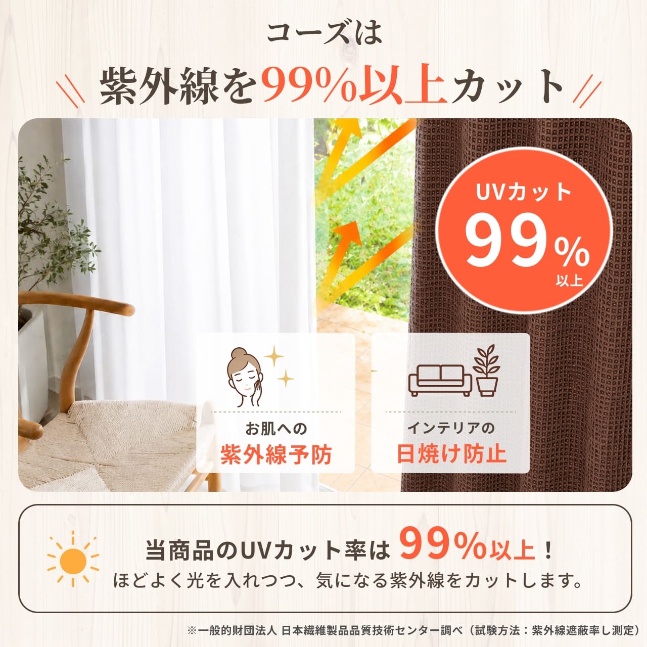 コーズのサイズ