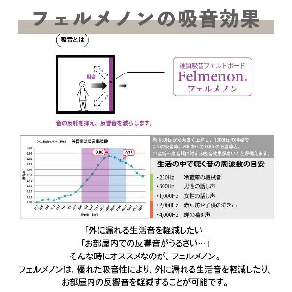 フェルメノンの吸音効果