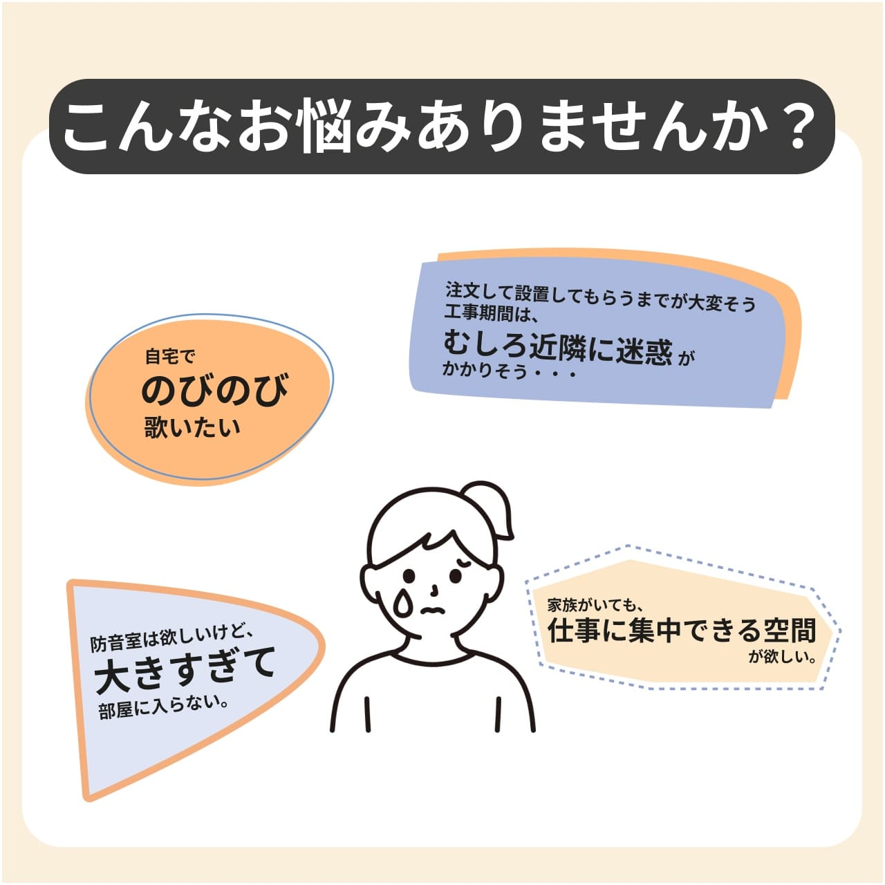 おてがるーむの防音効果