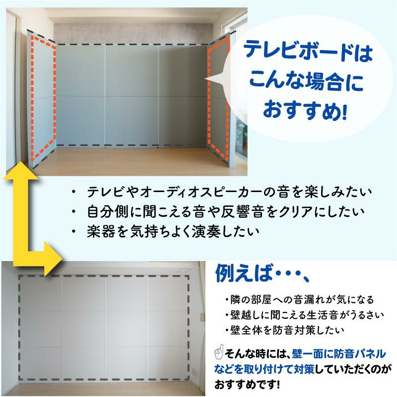 防音テレビボードはこんな場合におすすめ