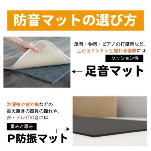 足音マット 厚さ7mm 50cm×100cm 5枚セット | 防音専門ピアリビング