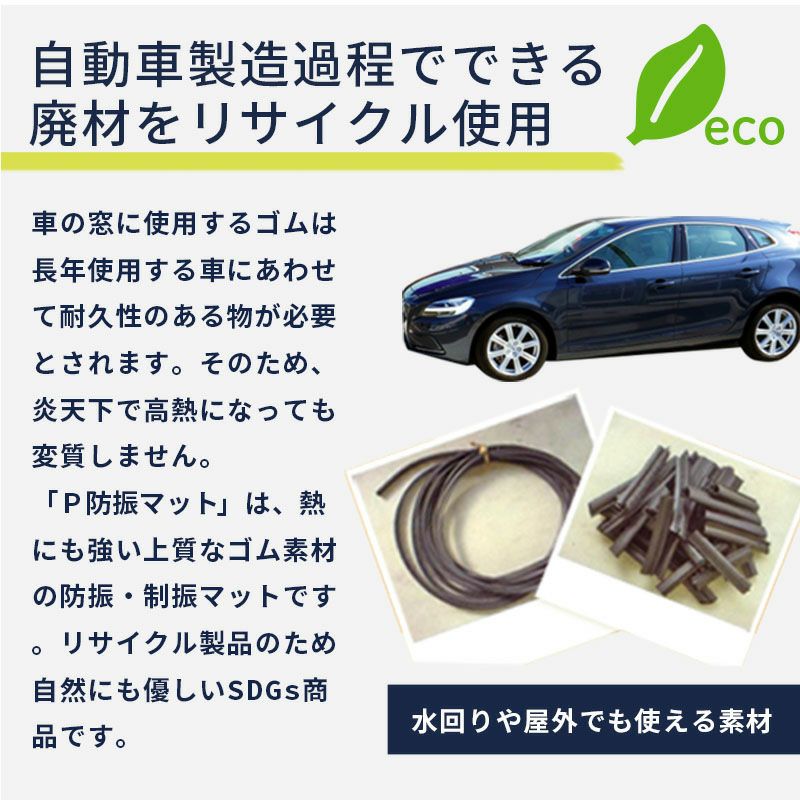 防音専門ピアリビングP防振マット910×455×5mm ×25枚(+おまけ端材) 防音専門ピアリビングP防振マット910×455×5mm ×25枚(+おまけ端材)