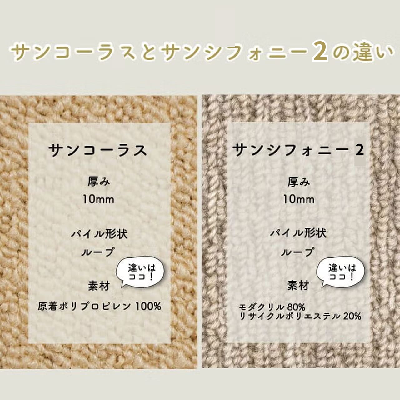 サンコーラスとサンシンフォニー２の違い