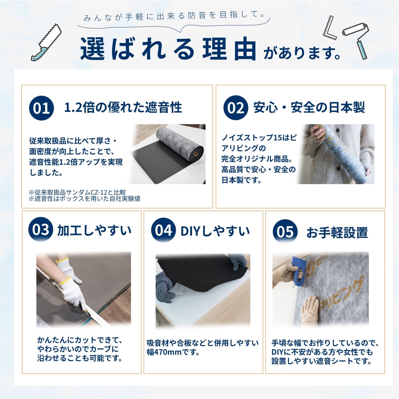 ノイズストップ15について